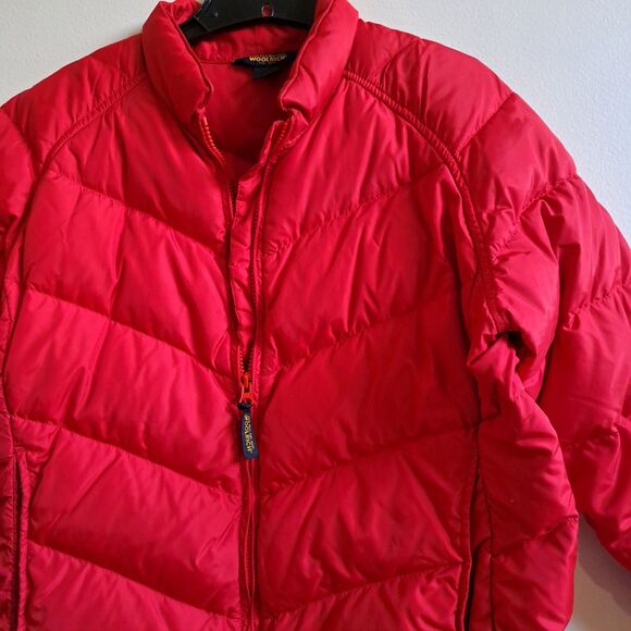 Vintage John Rich & Bros Woolrich Down Quilted Puffer Red Jacket Men's Size M - Picture 3 of 13